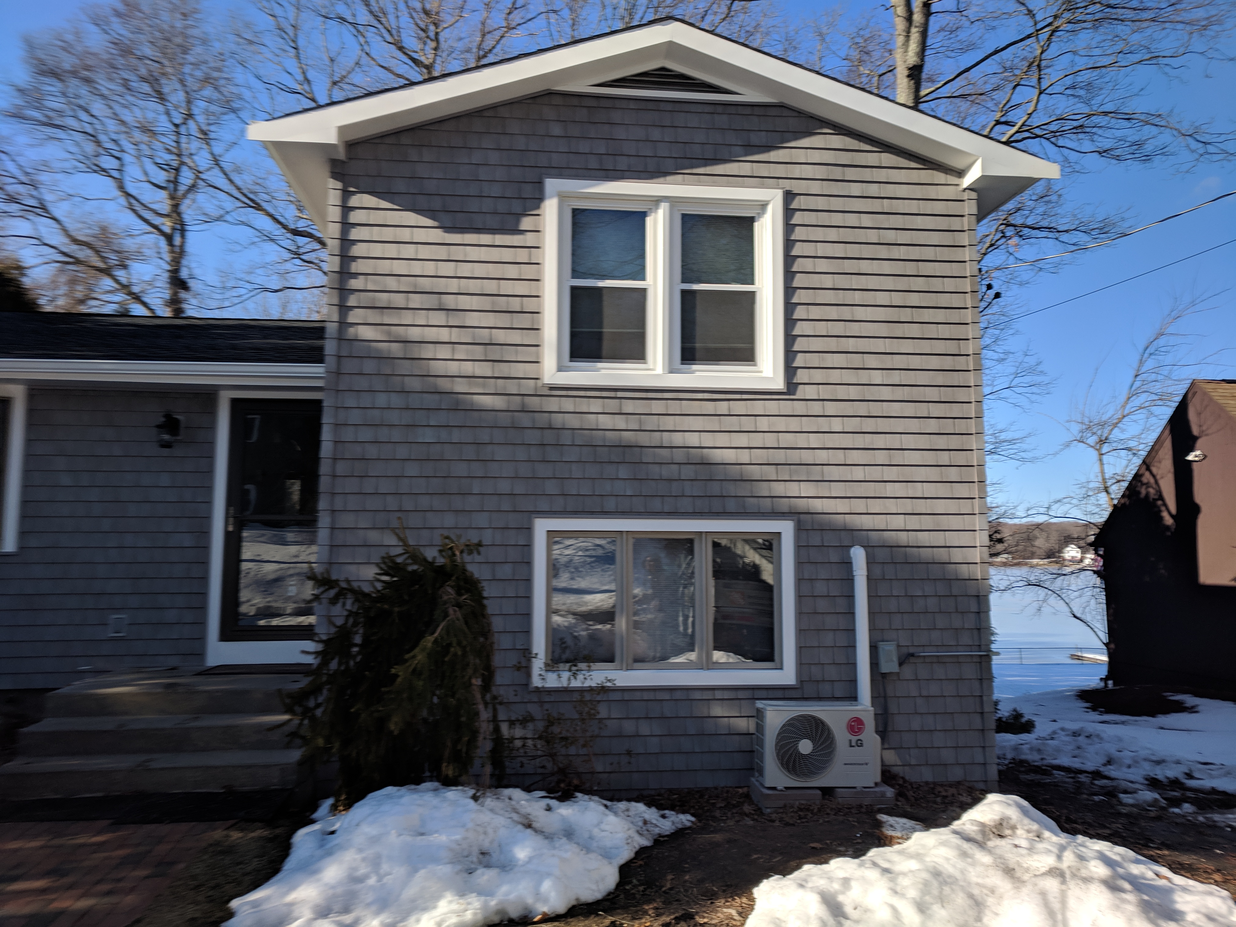 Finished exterior siding project